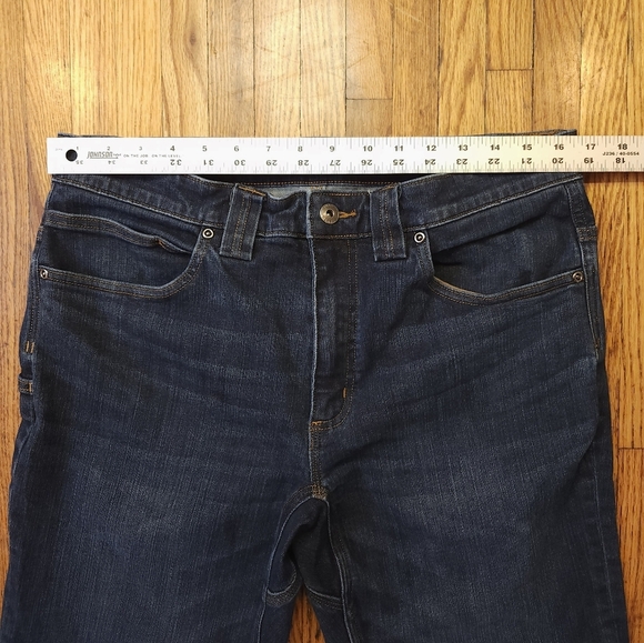 Duluth Trading Ballroom Double Flex Jeans Mens Size 34 × 30 Slim Fit Blue - Picture 3 of 7